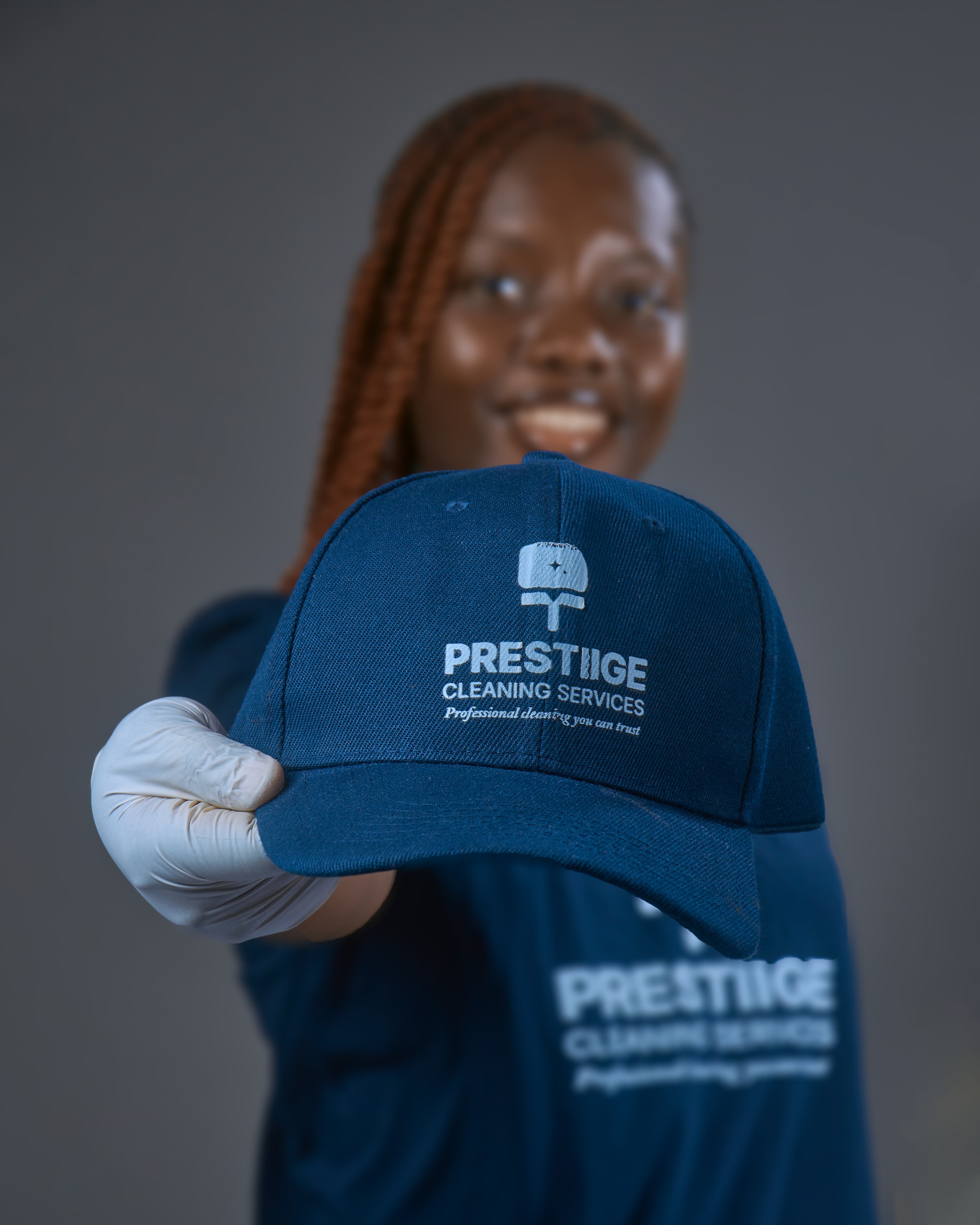 A Prestiige Cleaning Services professional
